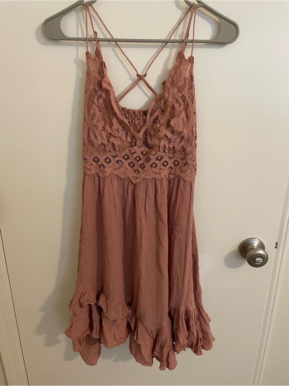 Free People Dusty Rose Adela Dress